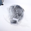 21 inch Black Canvas Block Mannequin Head Wig Hat Making Glasses Holder With Stand
