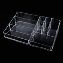Makeup Organizer Acrylic Cosmetic Storage Display Stand,Fits for Cosmetics, Brushes, Lipsticks and Makeup Palette, Compact Size
