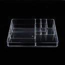 Makeup Organizer Acrylic Cosmetic Storage Display Stand,Fits for Cosmetics, Brushes, Lipsticks and Makeup Palette, Compact Size