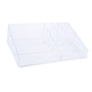 Makeup Organizer Acrylic Cosmetic Storage Display Stand,Fits for Cosmetics, Brushes, Lipsticks and Makeup Palette, Compact Size