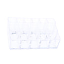 16 Spaces Clear Acrylic Lipstick Organizer Display Stand Cosmetic Makeup Case for Lip Gloss & Brushes