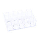 16 Spaces Clear Acrylic Lipstick Organizer Display Stand Cosmetic Makeup Case for Lip Gloss & Brushes