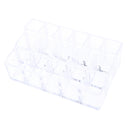 16 Spaces Clear Acrylic Lipstick Organizer Display Stand Cosmetic Makeup Case for Lip Gloss & Brushes