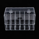 18 Slots Acrylic Lipsticks Lip Gloss Bottles Holder Storage Organizer Display Stand W/ Dustproof Cover