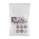 6 Pot/Set Mermaid Nail Glitter Sequins 3D Colorful Rhombus Paillette Manicure Nail Flakies Decoration