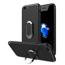 Bakeey 360 Adjustable Metal Ring Kickstand Magnetic Frosted Soft TPU Case for iPhone 6Plus 6sPlus