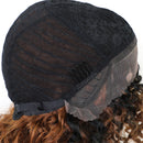 12 inch Lace Front Curly Wig For Women Kinky Curly Afro Wigs for Black Women Synthetic Full Wigs Heat Resistant Fiber