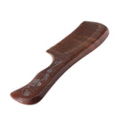Hair Comb Wooden Fine Teethed Tooth Comb for Curly Straight Hair Detangling Sandalwood Comb