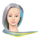 DIY Long Hair Mannequin Head Hair Train Practice Styling Doll Head Model