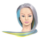 DIY Long Hair Mannequin Head Hair Train Practice Styling Doll Head Model