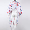 Personalized Barber Capes Hair Cutting Salon Cape Gown with Embossing Hair Scissors Cutting Comb Patterns