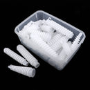 PACK OF 30 PERMING RODS CURLING WAND ROLLER CULLERS STICK HAIRDRESSING WHITE