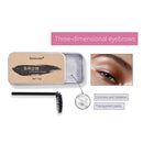 Clear Eyebrow Soap Balm Brow Styling Gel Pomade With Brows Shaper Groomer Brush