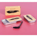 Clear Eyebrow Soap Balm Brow Styling Gel Pomade With Brows Shaper Groomer Brush