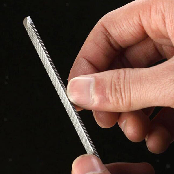 Professional Nail File Pointed for Fingernail and Toenail Care 4 Sides Nail Art