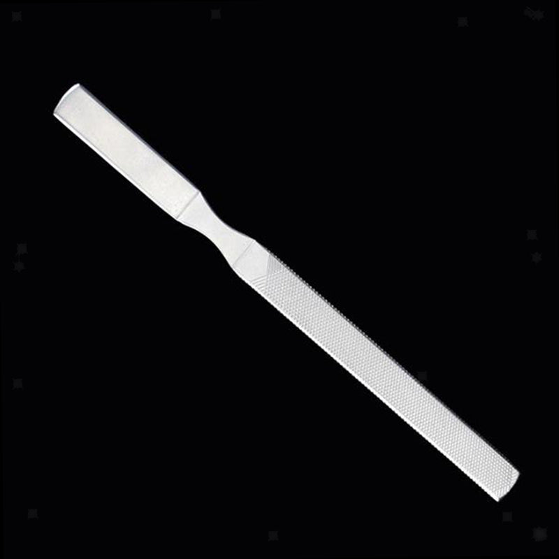 2x Double-sided Buffer Stainless Steel Nail File For