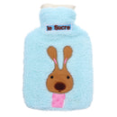 21x14cm Portable Hot Water Bottle Bag Creative Cute Cartoon Rabbit Hand Warmer