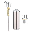 Sliver Stainless Steel Liquid Soap Dispenser Bathroom Kitchen Sink Pump Bottles