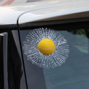 Creative Waterproof  PVC 3D Car Window Stickers Tennis Ball Hits Car Body Decal