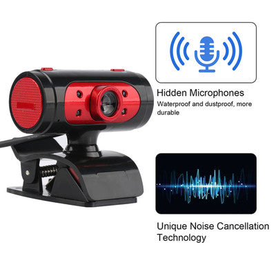 GINWFEIY USB  Laptop Camera 360-degree 1200W Pixels 720P HD ResolutionWith Microphone For Notebook