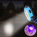 Outdooors COB LED Keychain Lamp Work Light Mini Pocket Torch Money Detector With Carabiner