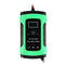 EU Plug 12V 6A Pulse Repair LCD Battery Charger For Car Motorcycle Lead Acid Battery Agm Gel Wet