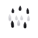 Suleve M2.5NH1 100Pcs M2.5 Nylon Hex Screw Black&White Female to Male PCB Standoff Column Set