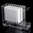 8 Layers Makeup Display Container Eyelashes Storage Box Acrylic Pallet Lash Holder