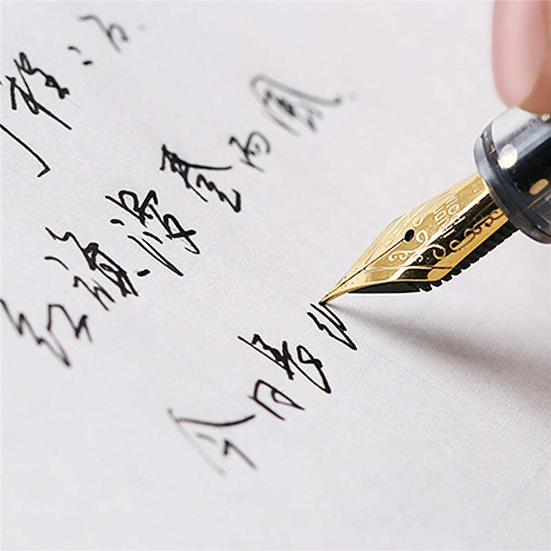 MOONMAN M2 Fountain Pens Dropper Iridium Point Extra Fine Nib Transparent Office School Supplies