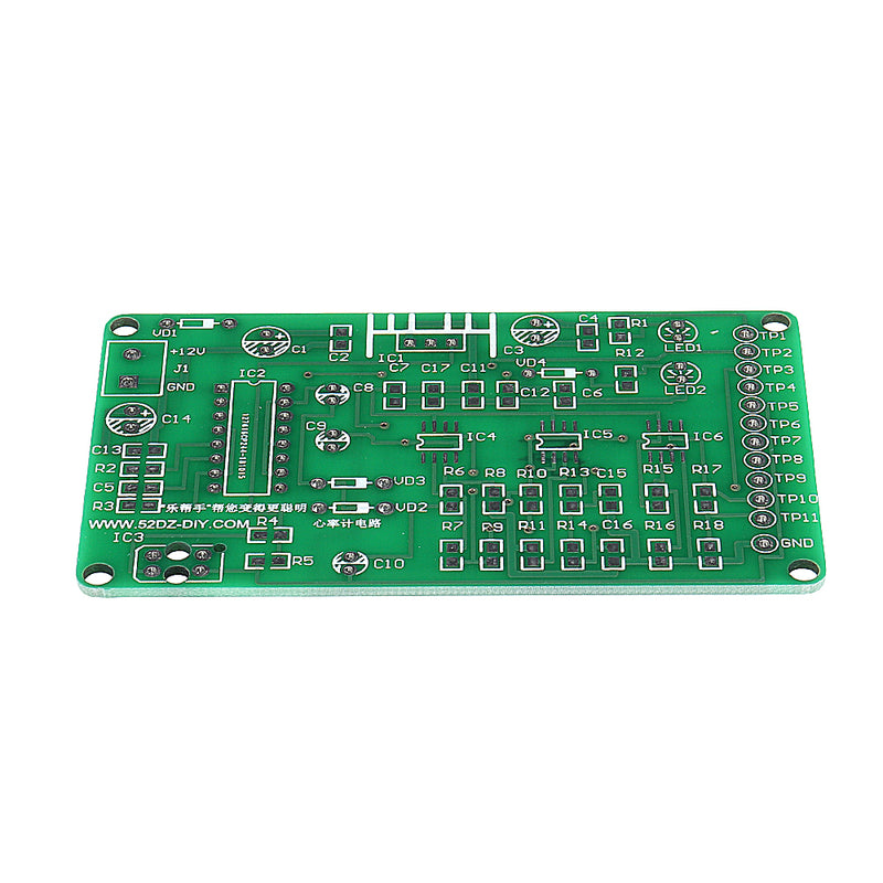 DIY Heart Rate Meter Kit Electronic Soldering Practice Board