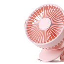 KCASA 4W Mini USB Rechargeable Clip Desk Fan Air Cooling Fan Home Student Dormitory Portable Desktop Office Fan