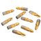 10pcs 25mm Titanium Coated Hex Shank PH2 Magnetic Screwdriver Bit Set