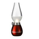 Loskii DX-212 0.4W DC5V Power Dimmable USB LED Blowing Control Night Light Vintage Kerosene Lamp