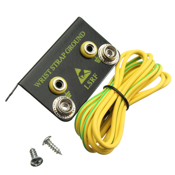 ESD Grounding Kit Anti-static Wrist Strap Belt Ground Connector with Cord