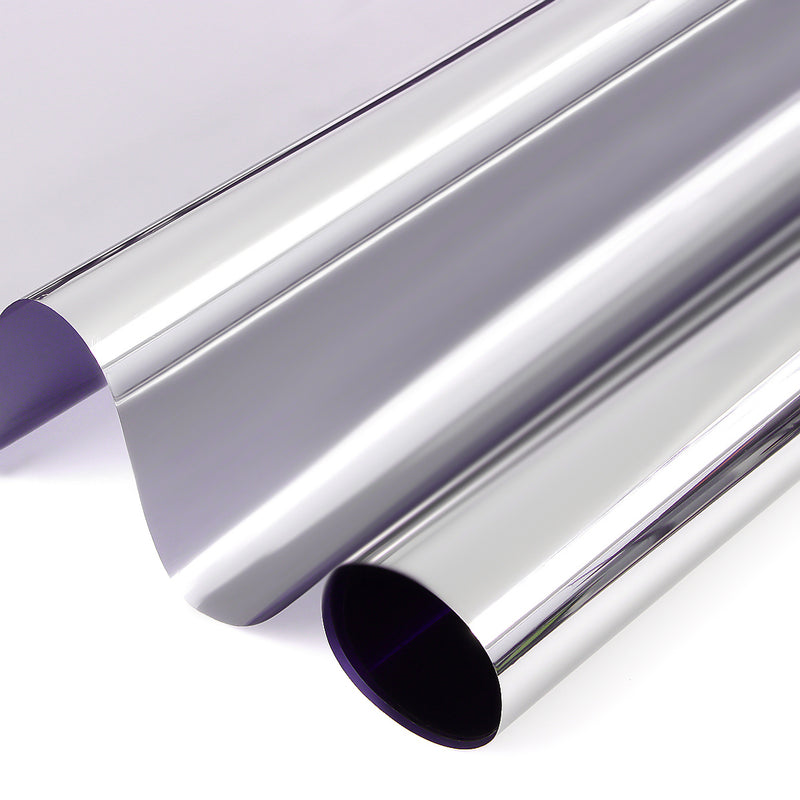 Solar Reflective Chrome Silver Window Tint Film One Way Mirror Insulation Sticker