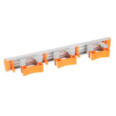 Multifunctional Mop Holder 4 Position Mop and Broom Holder with 5 Hooks Tools Kit