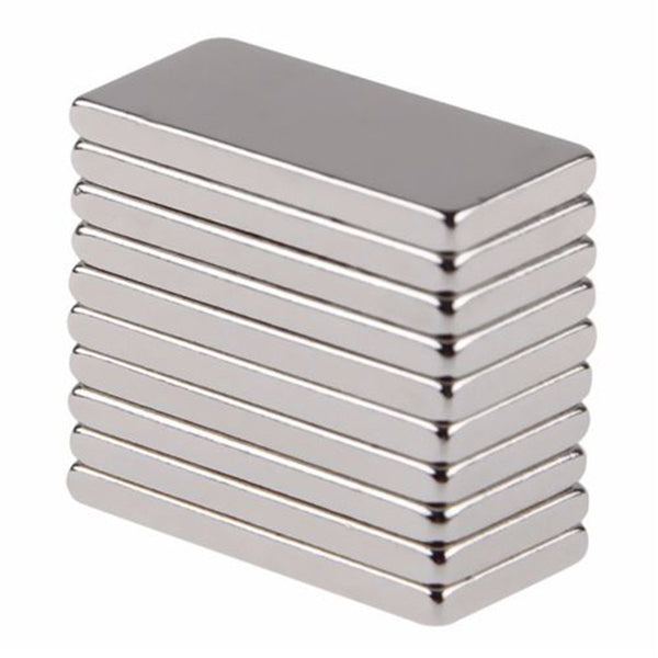 10pcs N50 20x10x2mm Neodymium Block Magnet Oblong Super Strong Rare Earth Magnets