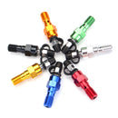 CNC M10x1.25mm Motorcycle Brake Caliper Bleed Screw Nipple Banjo Bolt Dust Cap