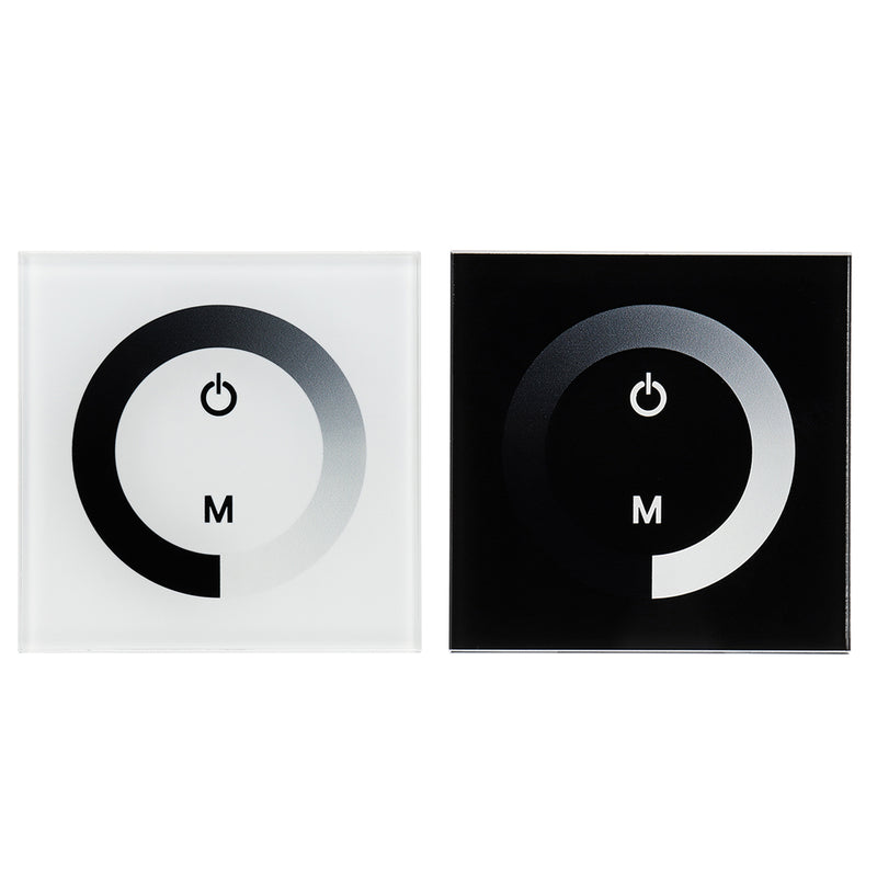 DC 12V/24V Sensitive Touch Switch Panel LED Light Dimmer Controller Wall Mounted Switch