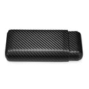 Genuine Leather 3 Count Tube Cedar Travel Holder Case Humidor Portable Protector Case