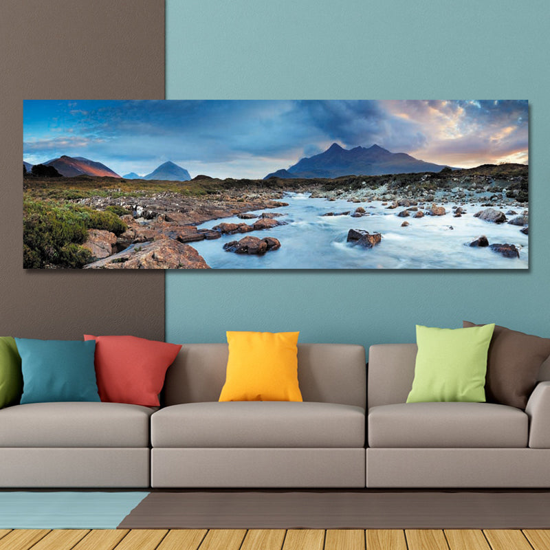 DYC 10537 Single Spray Oil Paintings Photography River Landscape For Home Decoration Paintings Wall Art