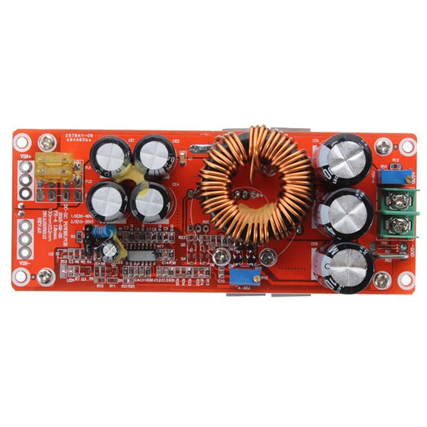 1200W 20A DC Converter Boost Step Up Power Supply Module Input 10-60V Output 12-83V