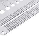 Machifit 0.1-10mm Diameter Measuring Gauge Stainless Steel Drill Bit Bolt Wire Gauge