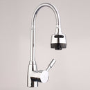 Chrome Kitchen Sink Faucet 360 Rotate Spout Basin Bathroom Hot & Cold Water Mixer Tap