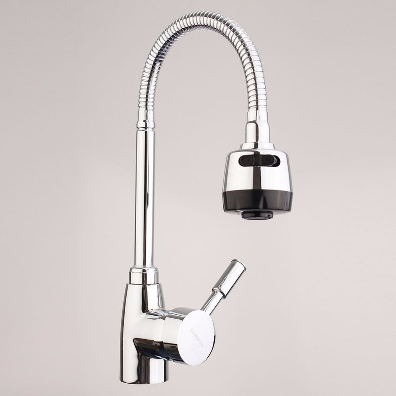 Chrome Kitchen Sink Faucet 360 Rotate Spout Basin Bathroom Hot & Cold Water Mixer Tap