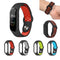 Bakeey Silicone Pore Dual Color Stainless Steel Buckle Replacement Watch Band for Xiaomi Mi Band 4&3 Smart Watch