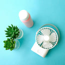 LyRay UB-05 USB Rechargeable Portable Mini Copper Mute Fan Desktop Office Fan with 2500mAh Capacity Battery