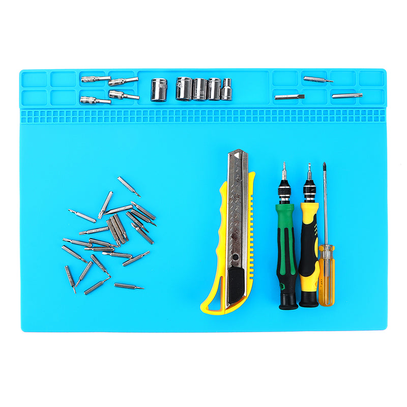 35x25cm Heat Resistant Insulation Silicone Pad Soldering Desk Mat Tools Platform