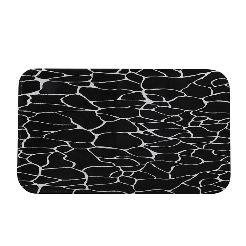 Marble Shower Curtain Waterproof Bathroom Bath Mat Set Rug Toilet Lid Covers A Shower Curtain