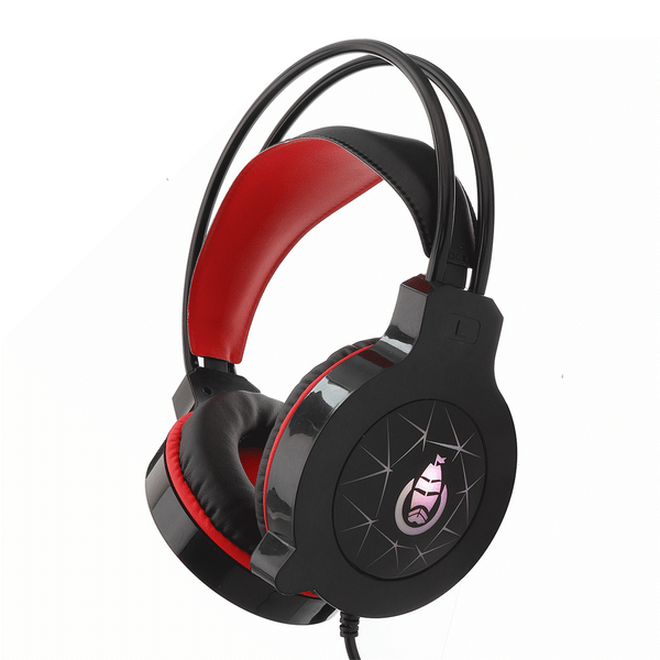 HI200 3.5mm Wired Gaming Headset LED Light Headphone Hi-Fi Stereo Surround With Mic